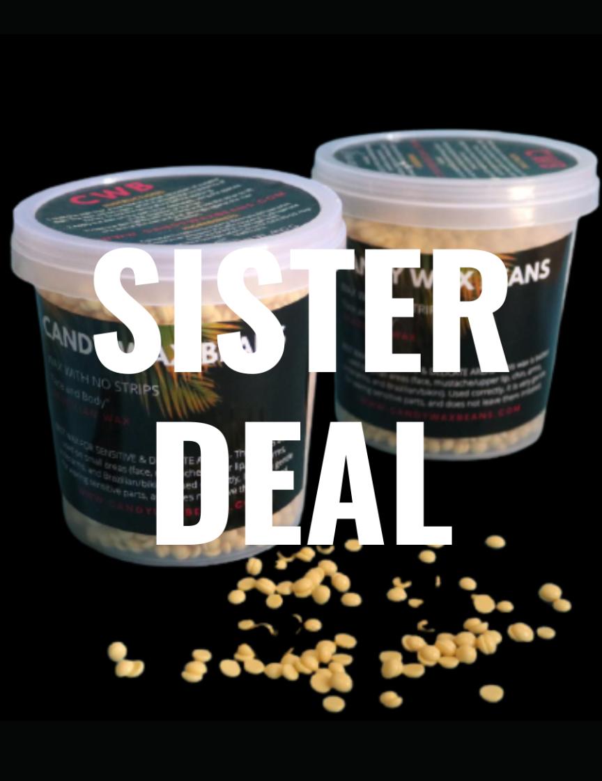 SISTER DEAL: DOUBLE WAX JARS 400G